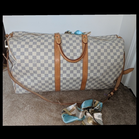 keepall damier azur
